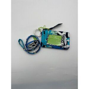 Vera Bradley Zip Id Case and Lanyard in Camofloral